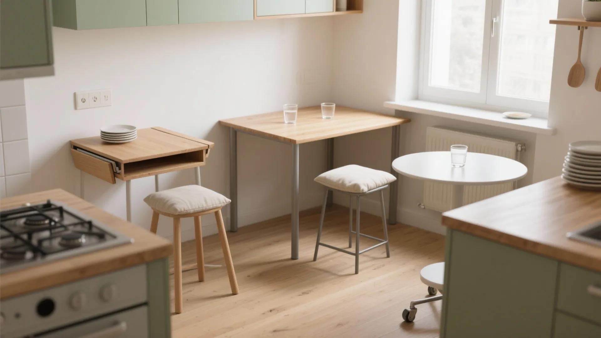 Small Kitchen Table and 2 Chairs — 5 Ideas: Compact dining solutions I actually used in real small kitchens