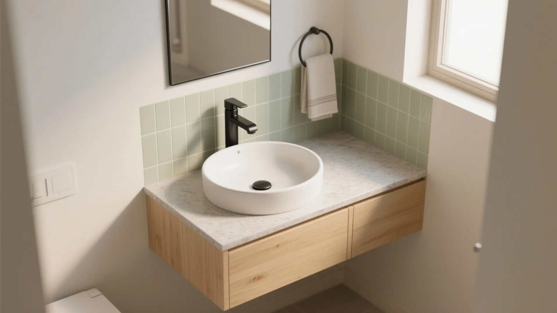 5 Small Drop-In Bathroom Sink Ideas: Creative small drop-in bathroom sink designs to maximize style and space