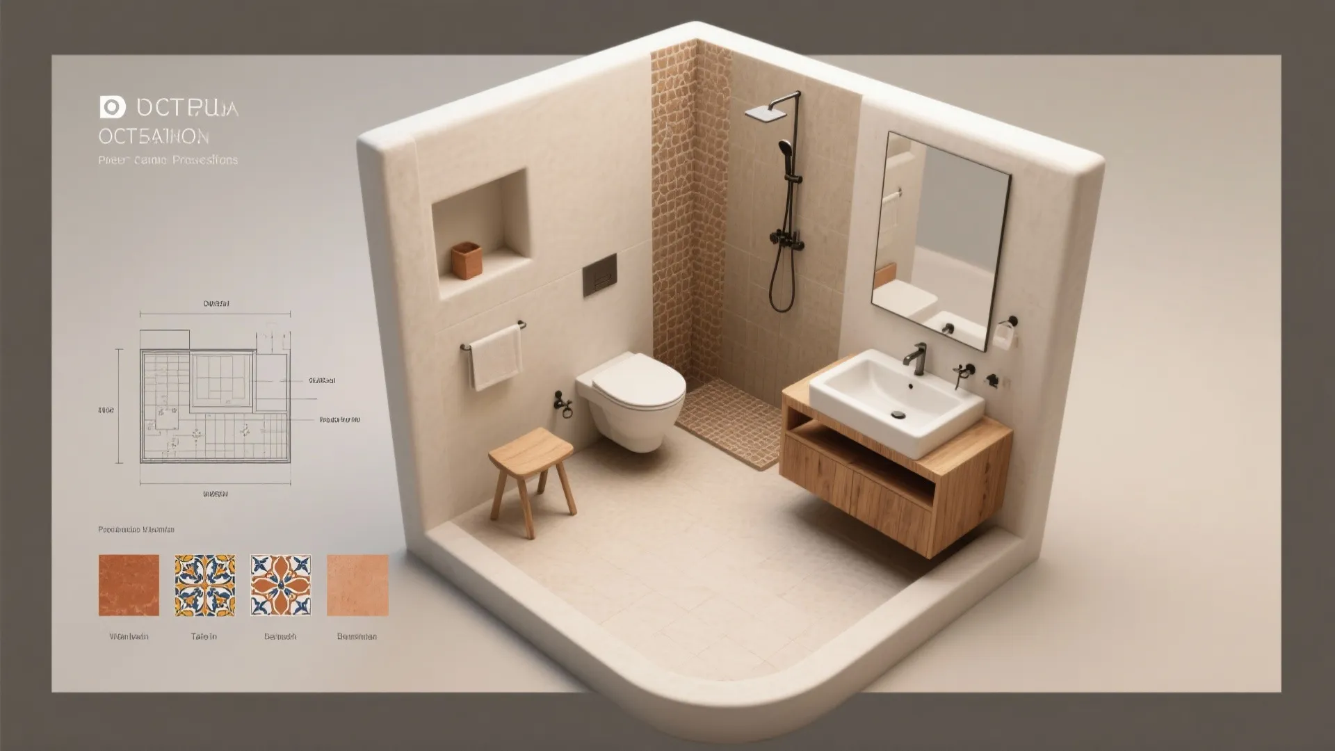 5. Smart small-ensuite hacks with Spanish soul