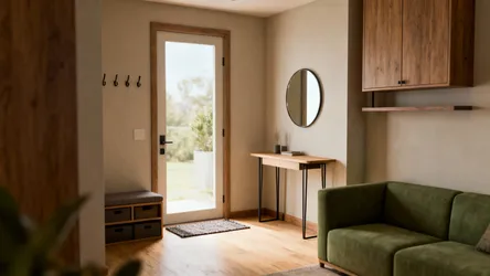 5 Small Living Room Ideas with Front Door Entry