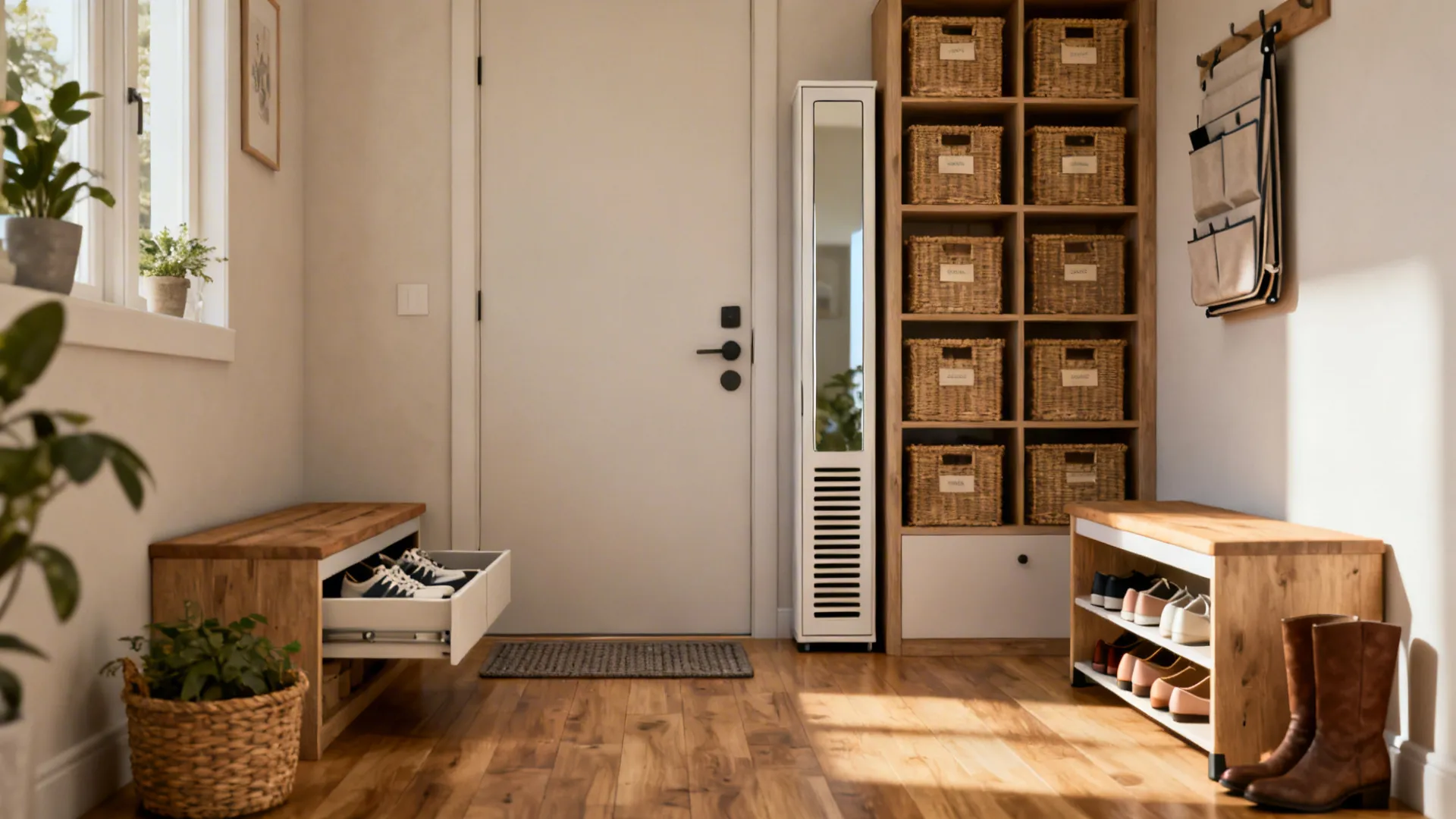 5 Shoe Storage Ideas for Small Entryways