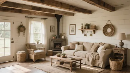 10 Farmhouse Living Room Decor Ideas