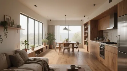 2-Bedroom Floor Plan for 24x30 Home — 5 Ideas