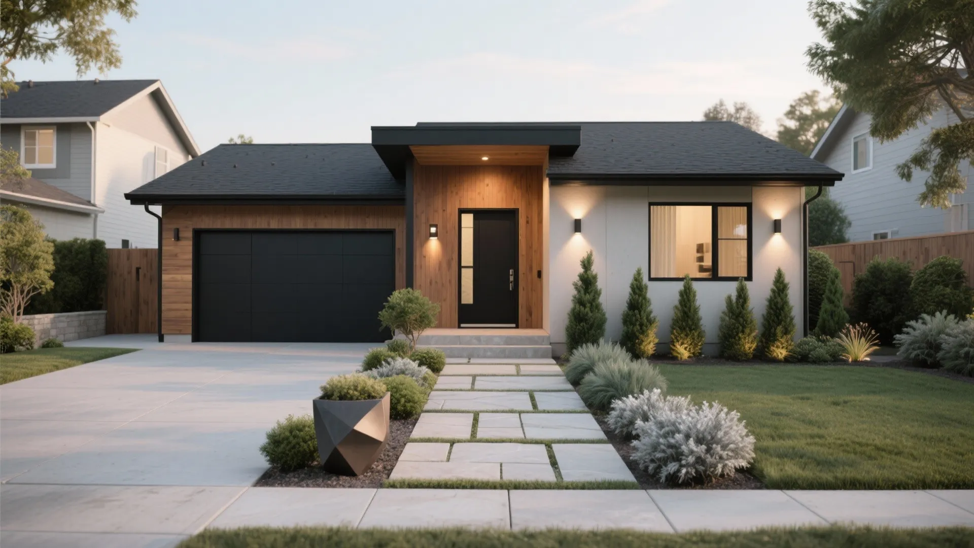 Front Yard Landscaping for Small Houses: Big Impact Design Ideas: 1 Minute to Boost Curb Appeal for Tiny Front Yards