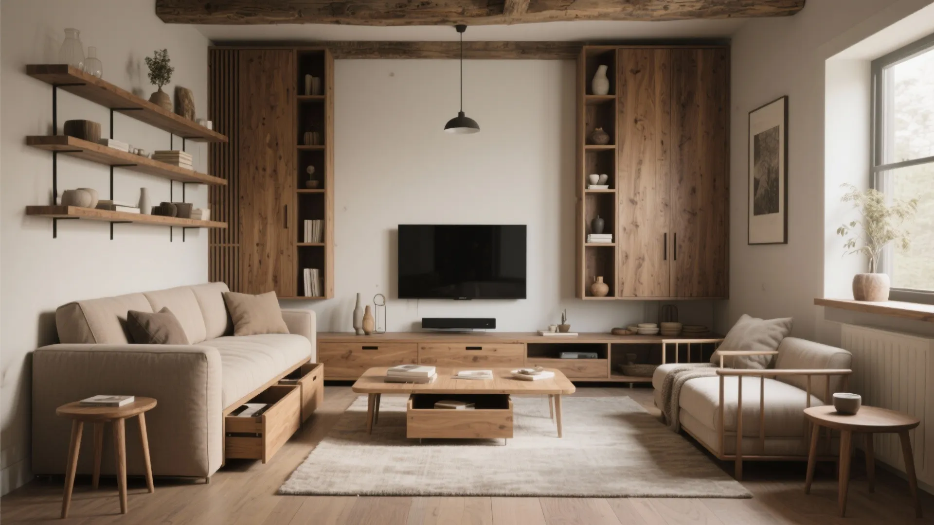 3. Small-Scale Furniture and Smart Storage