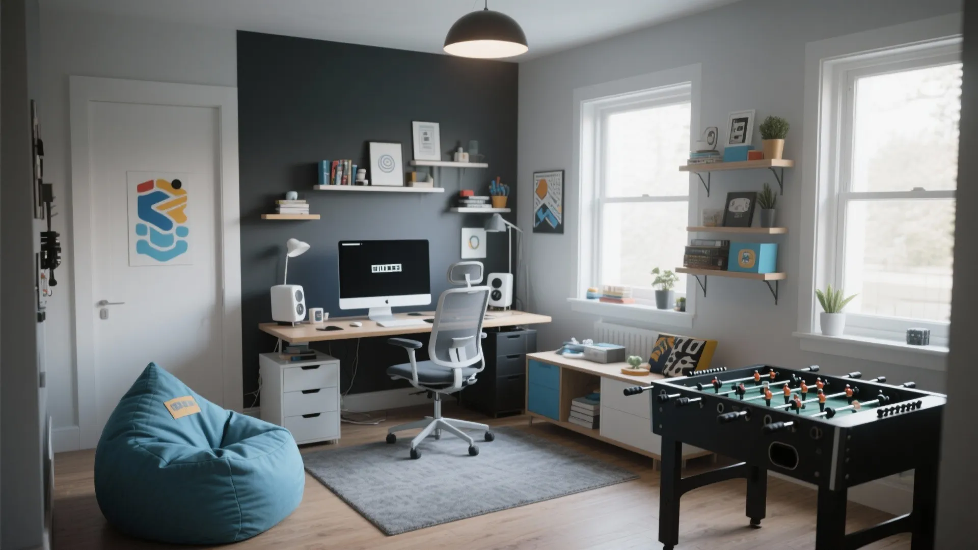 10 Game Room Office Ideas That Spark Creativity: Blending work and play: 10 creative game room office ideas for modern living