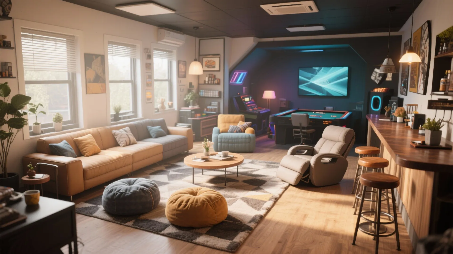 Game room seating ideas: Creative and Comfortable Seating Options for Your Game Room