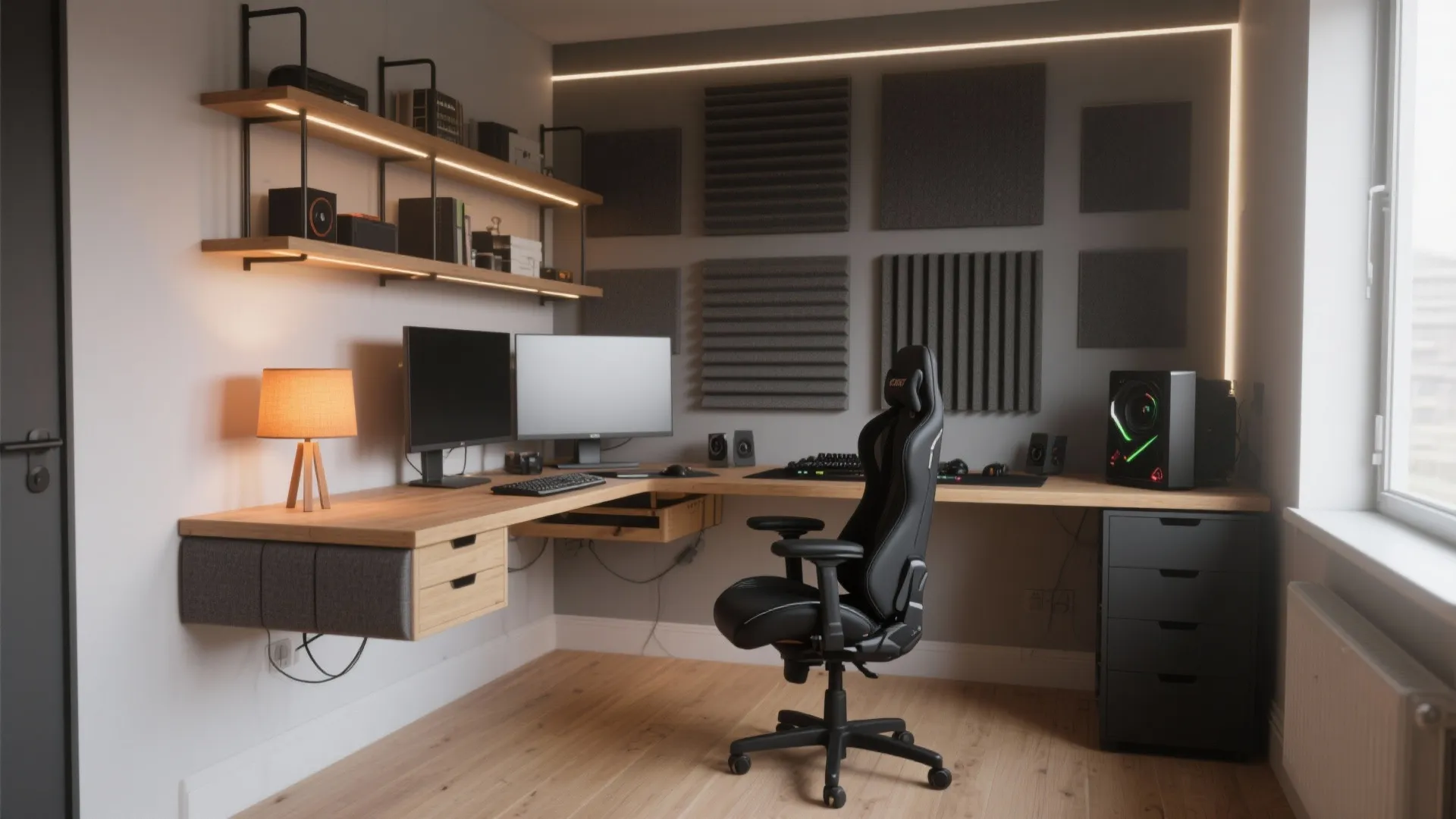 Gamer Office Ideas: 5 Compact Setups: Small-space gamer office ideas that boost play, productivity, and style