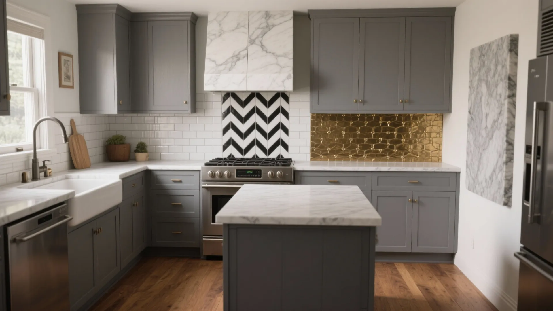 5 Backsplash Ideas for Gray Kitchens