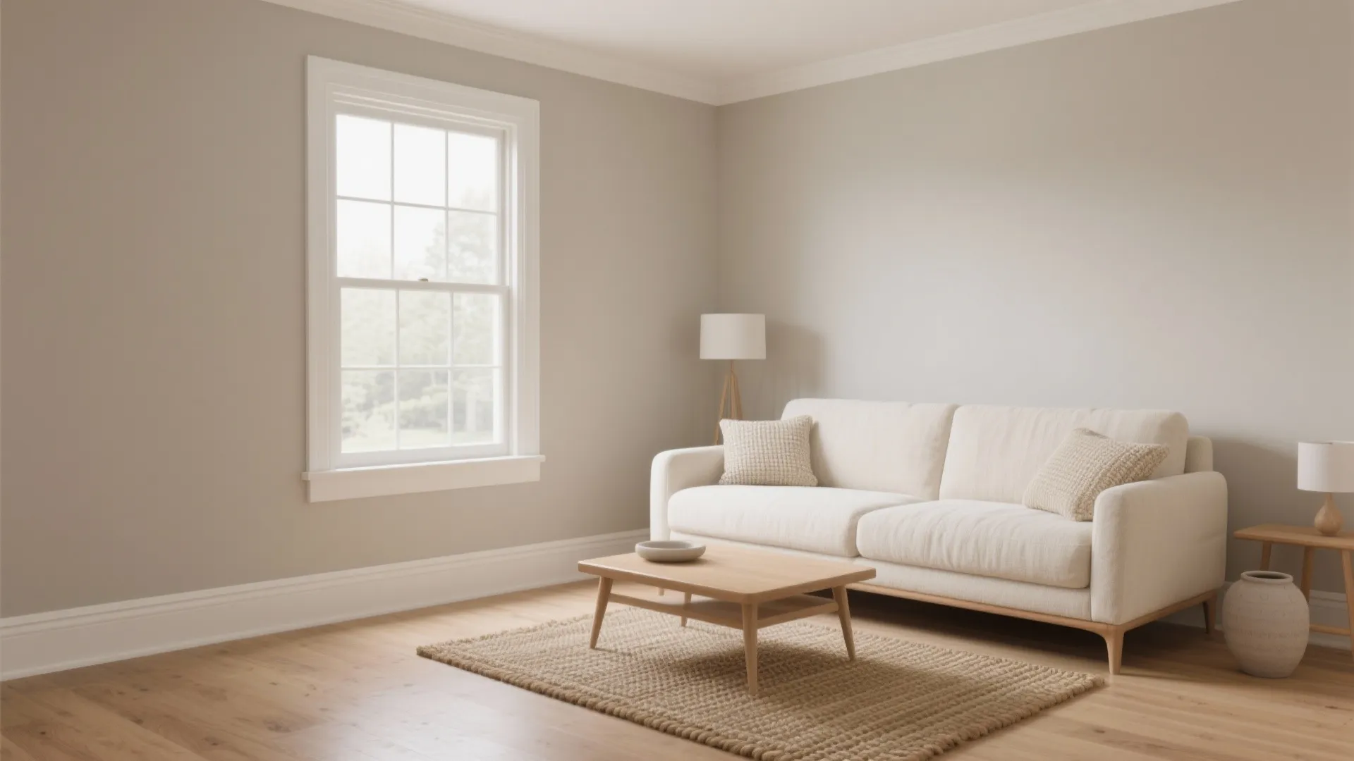 Soft Neutrals with Warm Undertones (Greige, Cream, Putty)