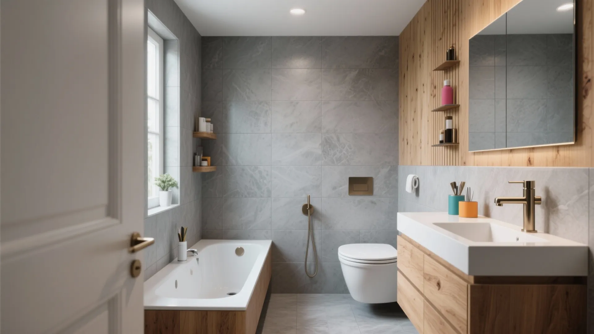 10 Grey Bathroom Tile Ideas: Creative Ways to Style Grey Bathroom Tiles for Small and Modern Spaces