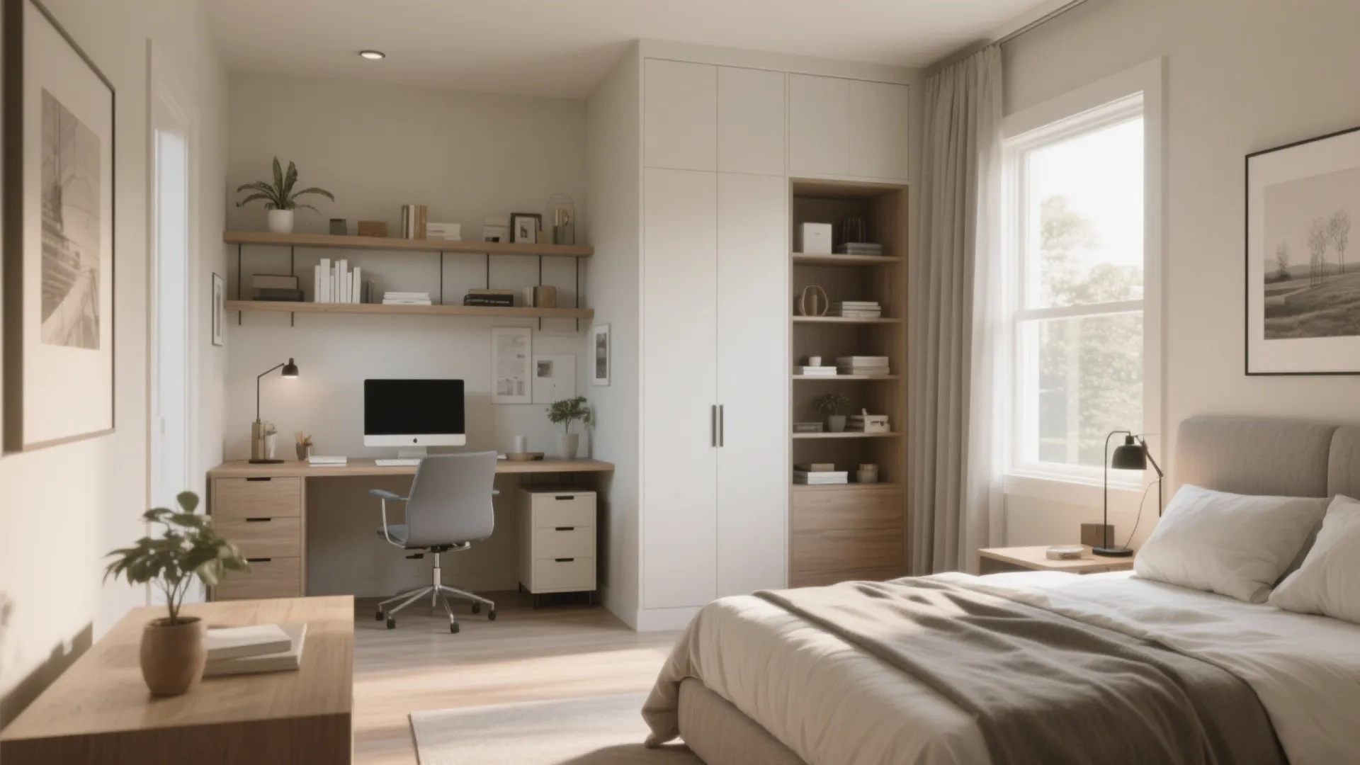 10 Small Guest Room Office Combo Ideas