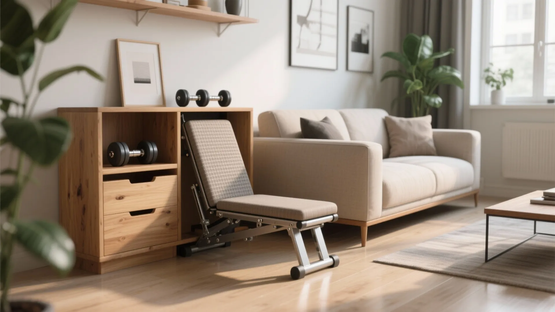 Foldable Workout Bench: 5 Space-Saving Ideas: Smart, stylish ways to fit a foldable workout bench into tiny homes — from placement to storage