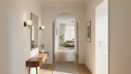 Hall design arch: 5 ideas for small-space impact