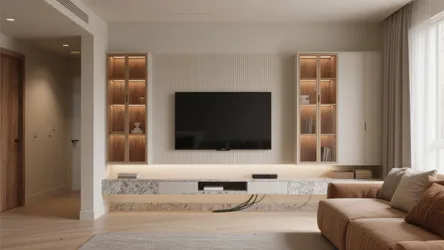 5 Smart Ideas for TV Showcase Design for Small Hall