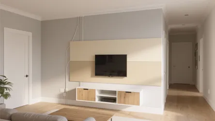 5 Hall TV Wall Paint Design Ideas