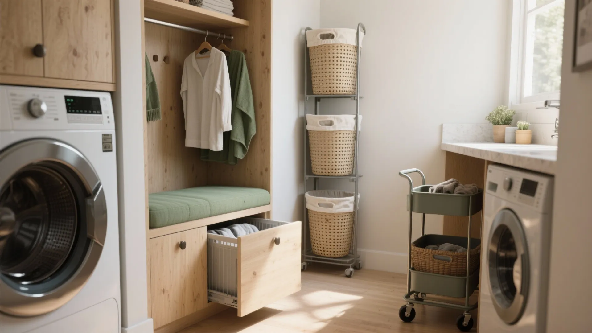 Dirty Clothes Hampers for Small Spaces: 5 Ideas: Clever, compact and practical hamper solutions I use in tight homes
