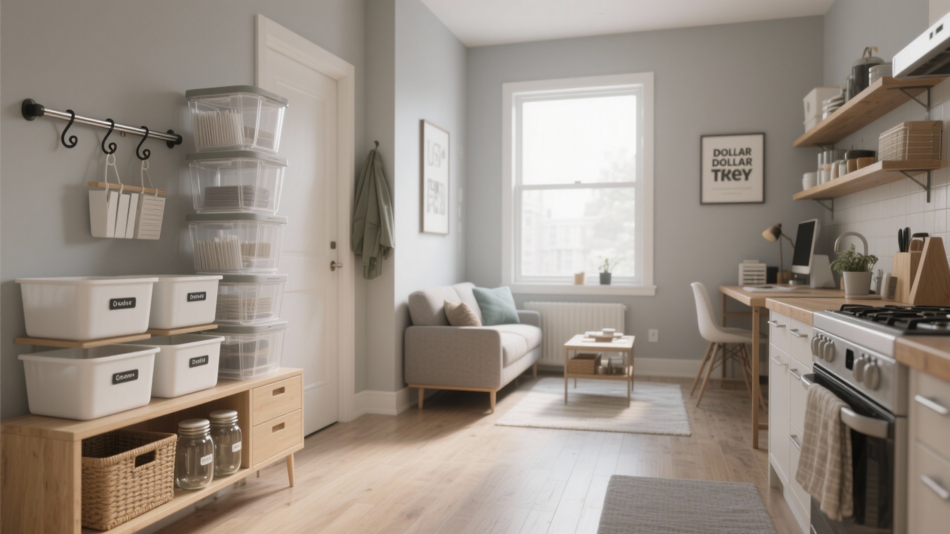 Small Apartment Still Cluttered? Dollar Tree Storage Fix