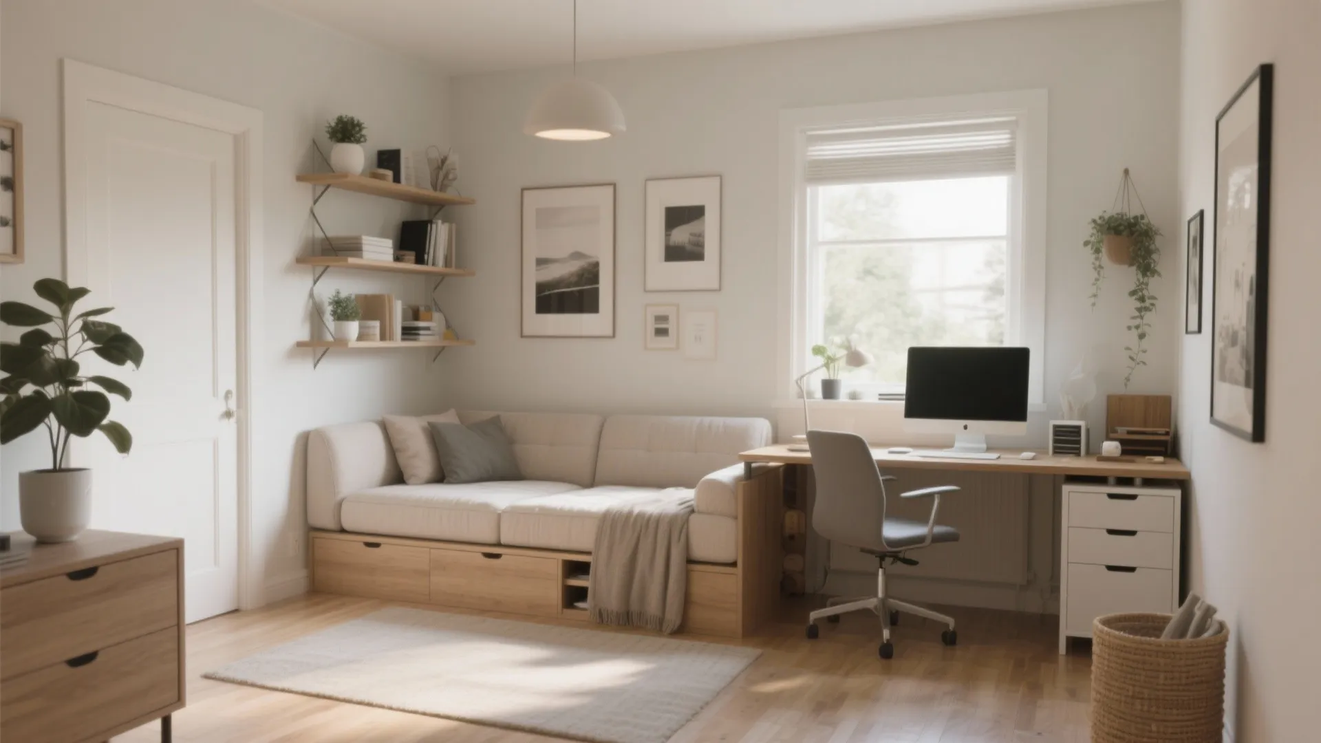 10 Smart Home Office with Sleeper Sofa Ideas: Maximize your space without compromising style – my favorite 10 ways to make a home office with a sleeper sofa truly work.