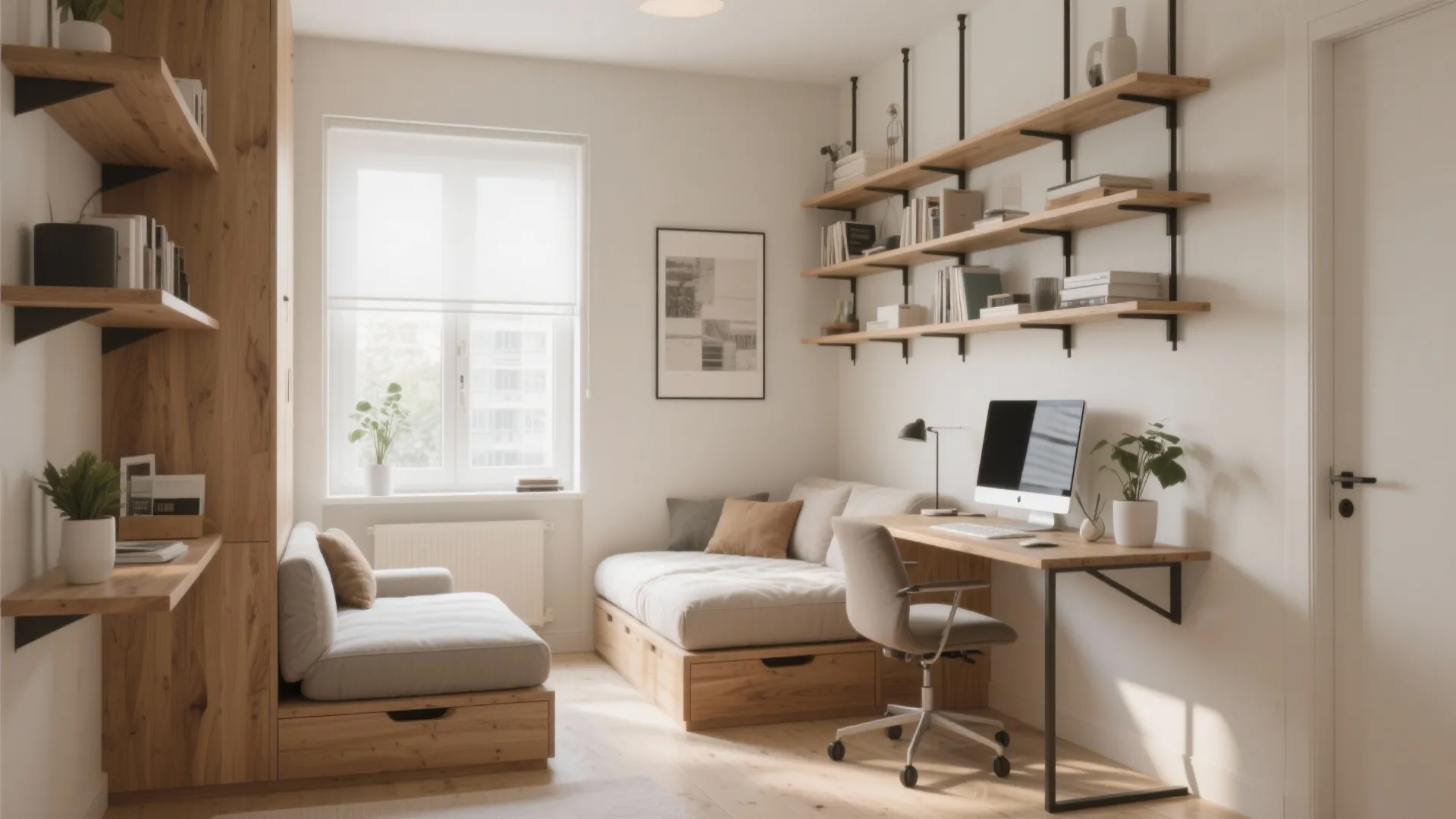 10 Clever Home Office with Sleeper Sofa Ideas