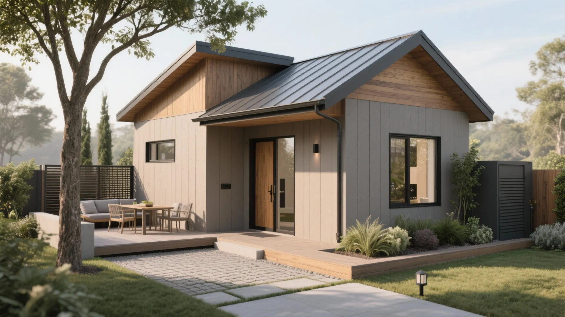 Outer Design Ideas for Small Houses: 1 Minute to Transform Your Small House Exterior with Clever Design Tips