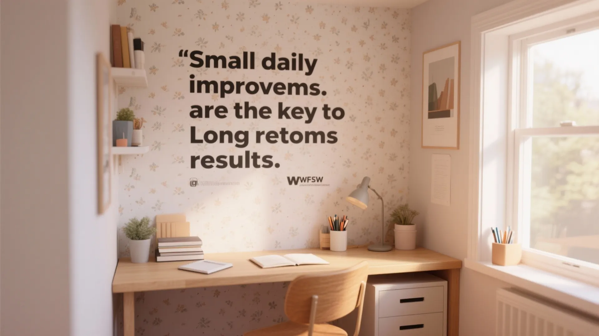 "Small daily improvements are the key to long-term results" – Author Unknown