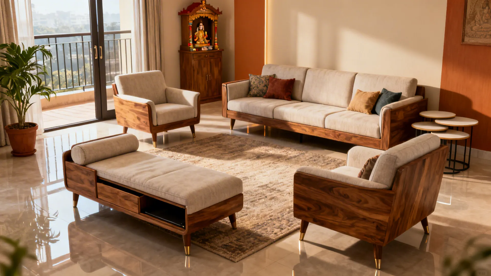 5 Sofa Designs for Small Living Rooms in India