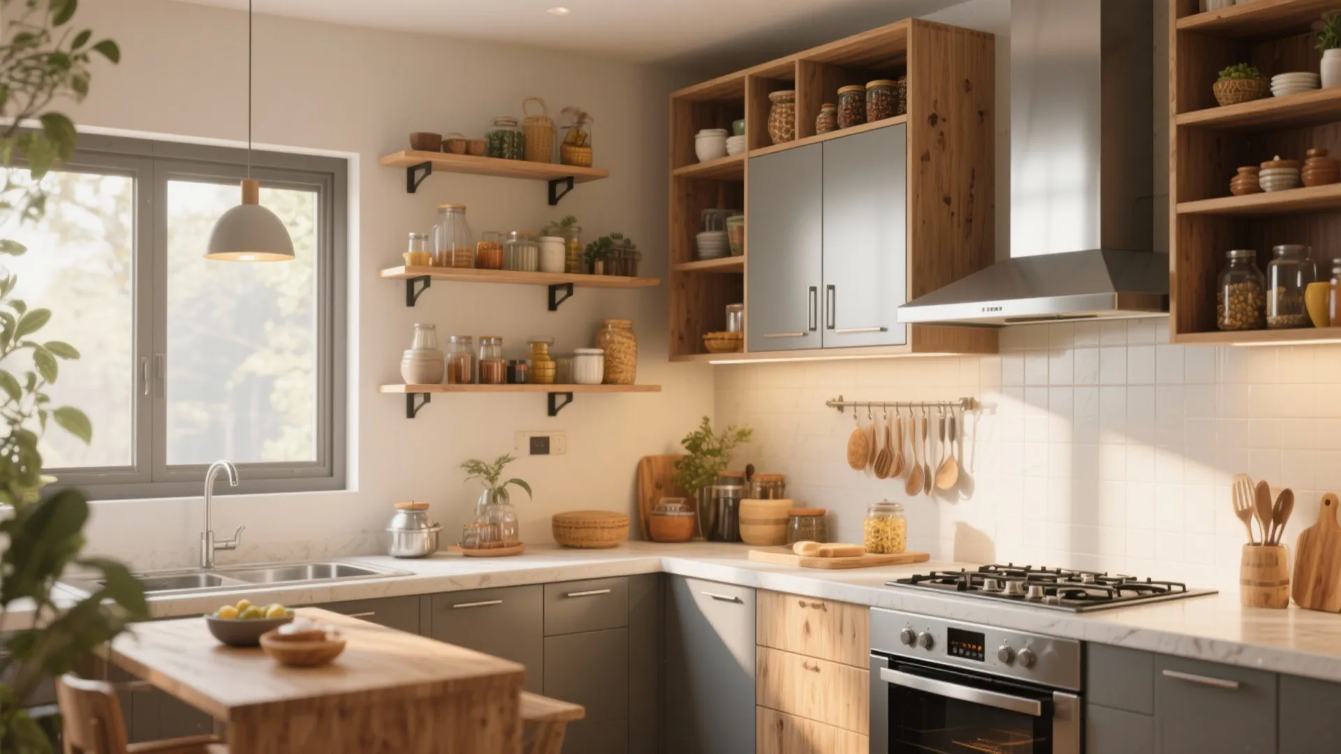 Creative Kitchen Shelves Ideas for Indian Homes