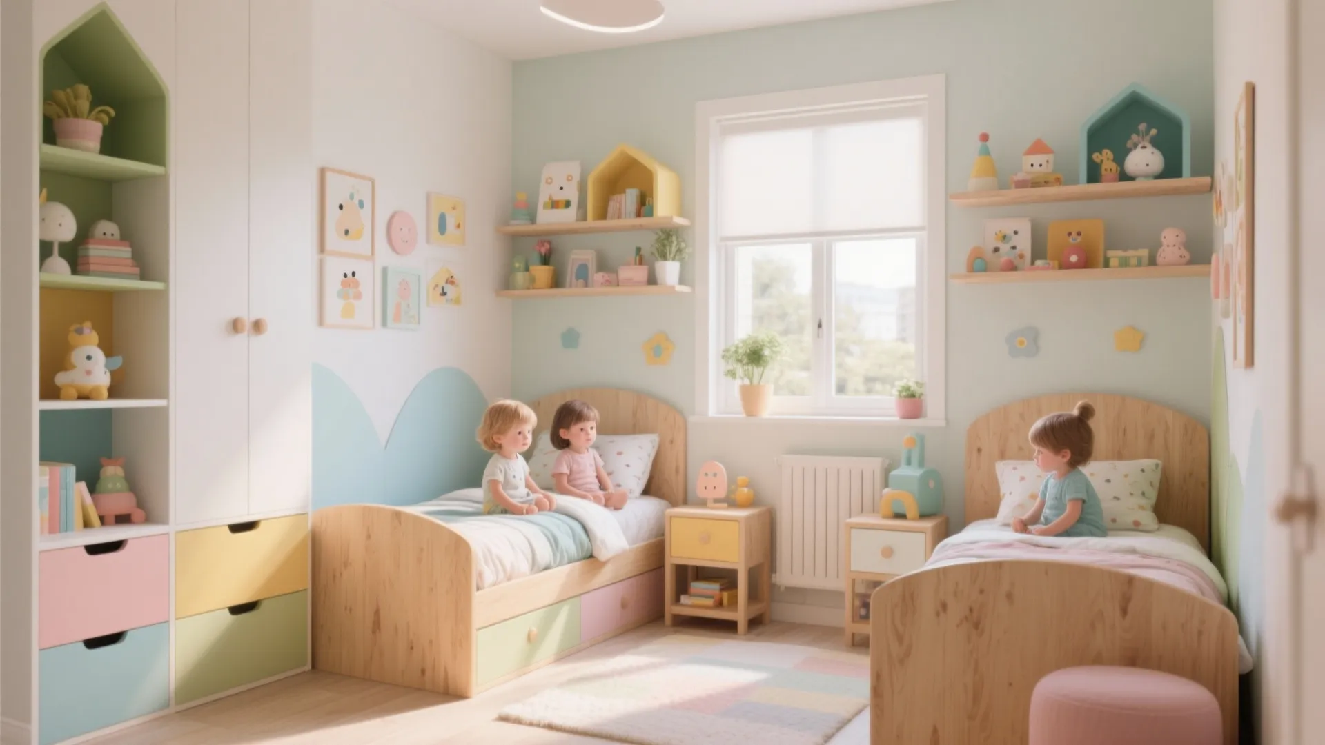 2 Kids Bedroom Ideas for Small Rooms: Creative and practical design inspiration for compact kids' bedrooms