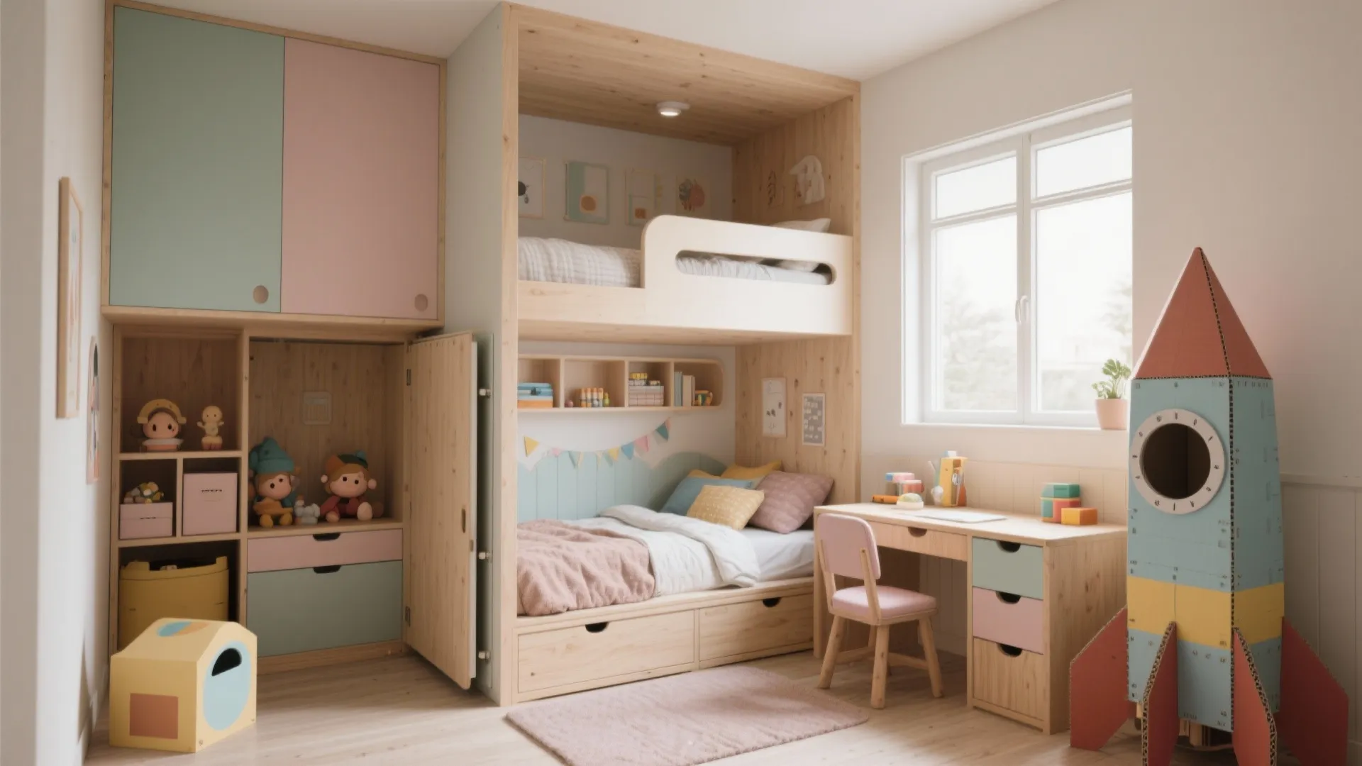 Children's Beds for Small Spaces – 5 Ideas: Practical, playful bed solutions that save space and keep kids happy