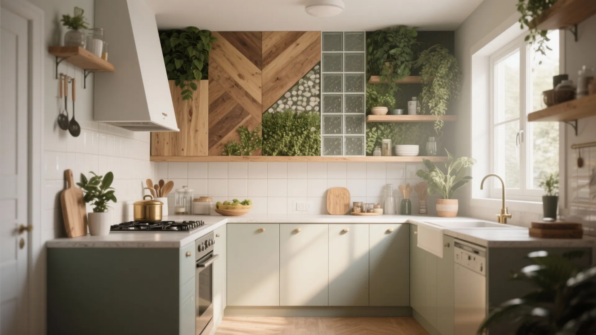 5 Back Wall Design Ideas for Stylish Small Kitchens: Creative Back Wall Design Inspirations from My 10+ Years of Interior Design Experience