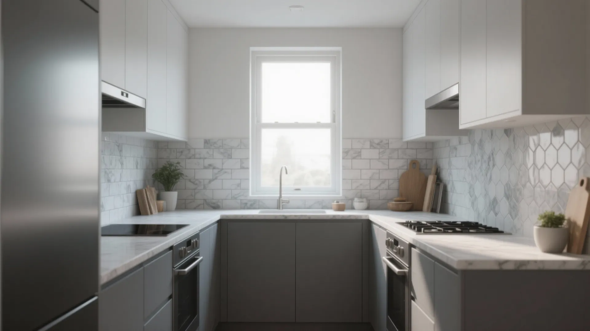 10 Gray and White Kitchen Backsplash Ideas: My Favorite Gray and White Kitchen Backsplash Inspirations from Real Projects