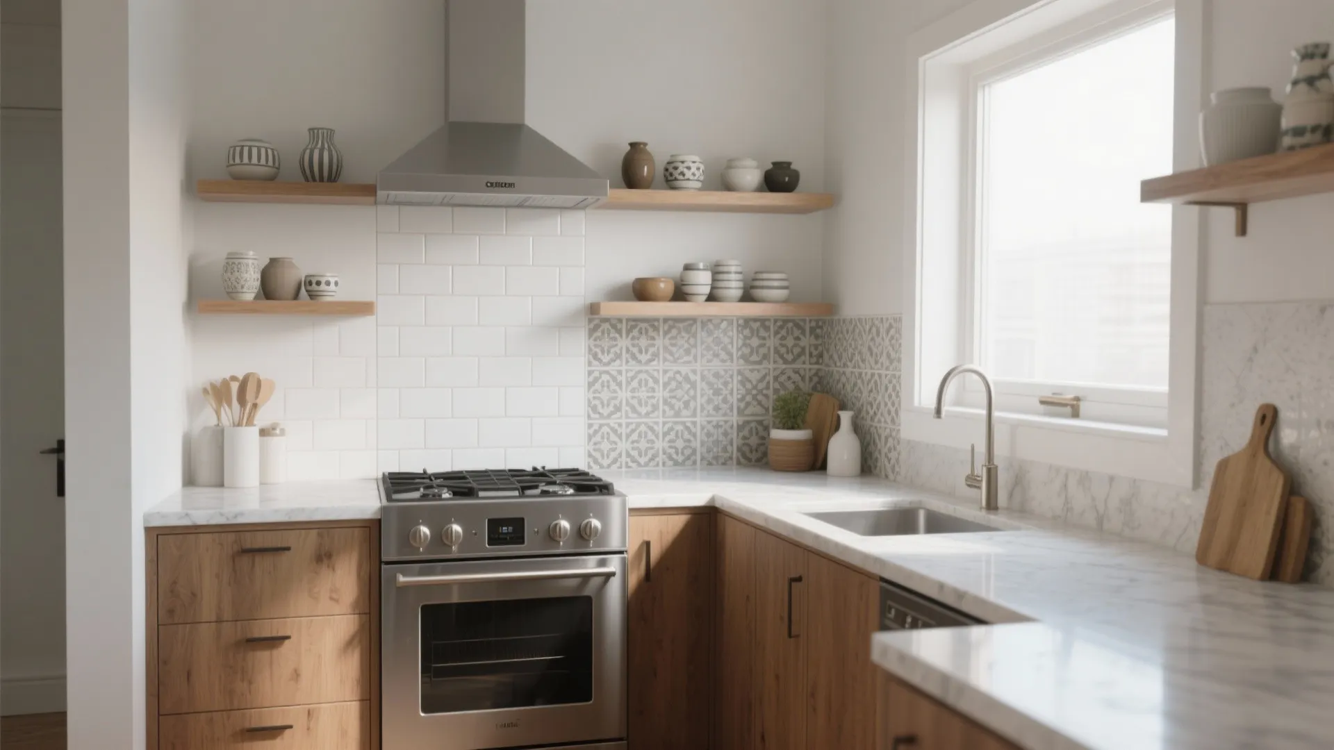 5 Kitchen Backsplash Ideas for Small Kitchens: Practical, stylish backsplash ideas to make a small kitchen look bigger and easier to clean
