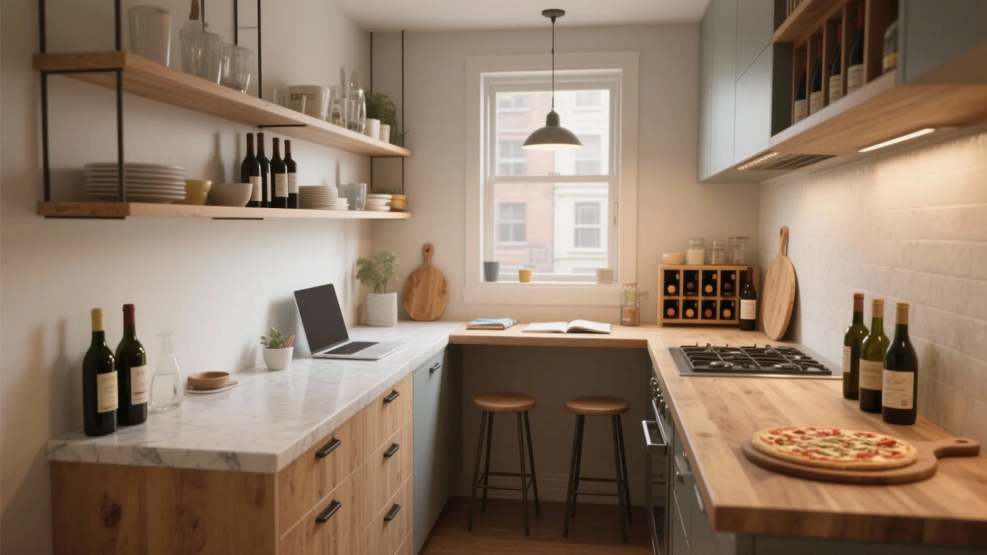 Kitchen Bar Ideas: 5 Compact Concepts: Small kitchen? No problem — I’ll show you five bar concepts that add style, storage and seating without stealing space.