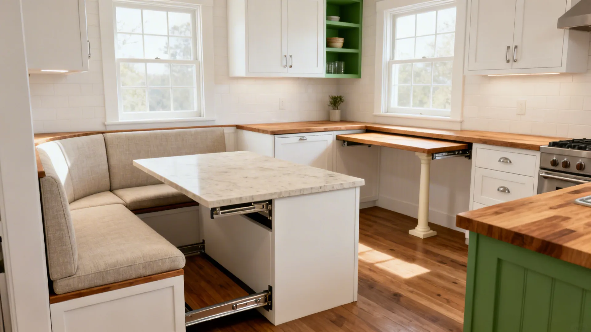 5 Built-In Kitchen Table Ideas That Maximize Small Spaces