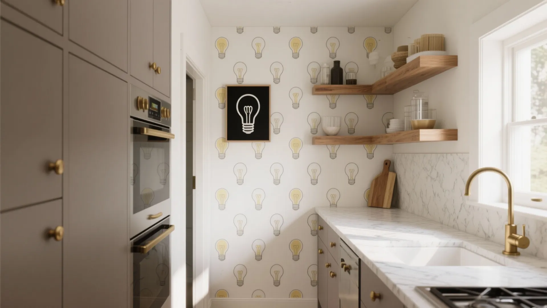 5 light bulb wallpaper ideas for small kitchens: Creative, practical, and SEO-friendly design insights from a senior interior designer