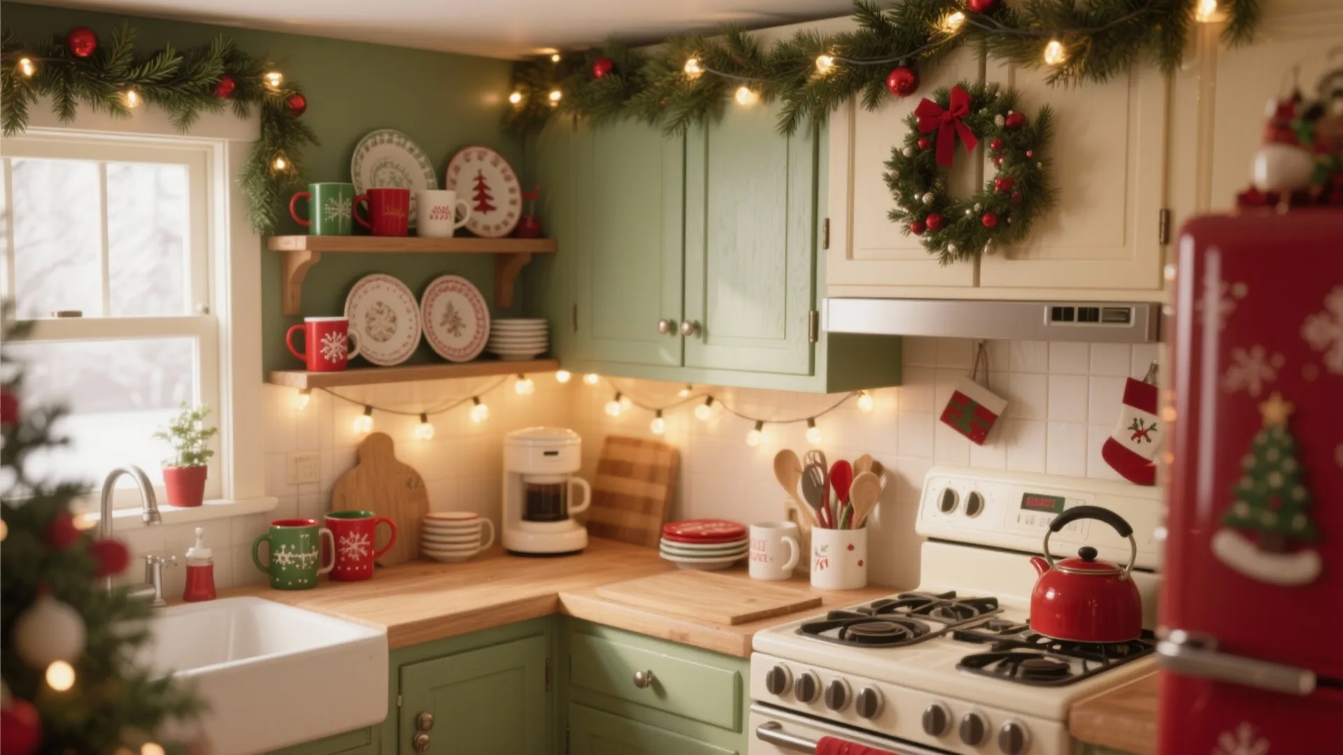 10 Cozy Christmas Kitchen Decorating Ideas: Personal tips from a designer to make your kitchen festive and functional this holiday