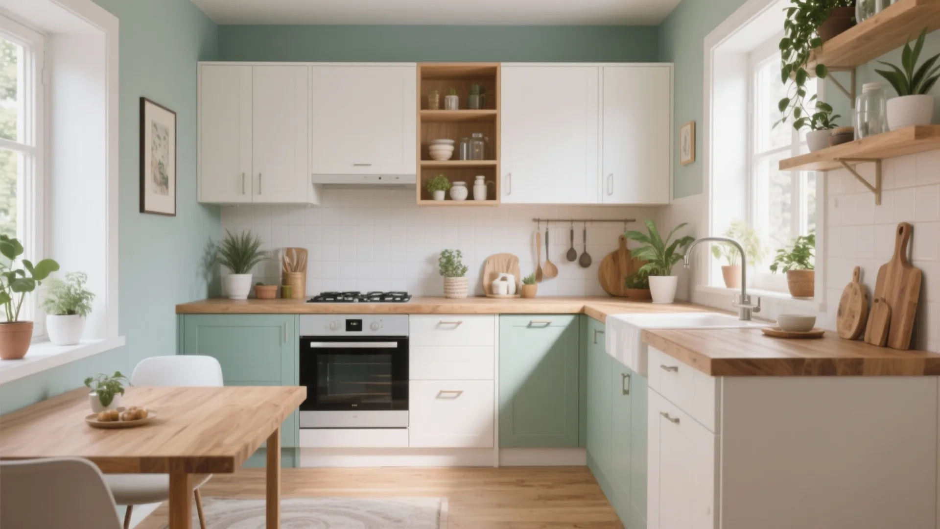 10 Small Kitchen Paint Color Ideas: My Favorite Color Tricks to Make a Small Kitchen Feel Bigger and Brighter