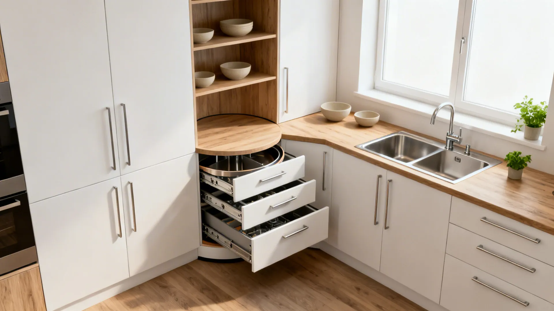 5 Corner Kitchen Storage Cabinet Ideas That Truly Work