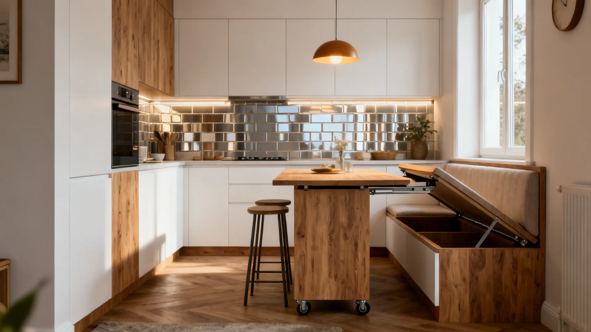 Small Kitchen & Dining Ideas: 5 Space-Saving Tricks: Creative small kitchen and dining room ideas I’ve used to turn tight spaces into stylish, functional homes