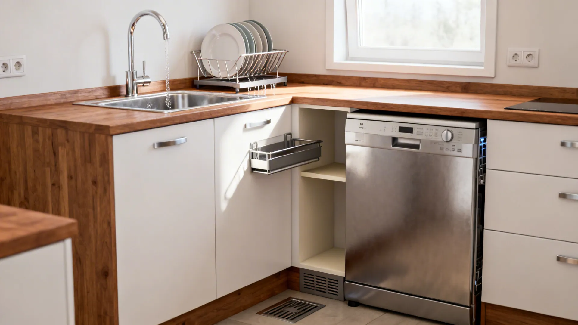 5 Smart Ideas for Kitchen Dirty Dishes Storage
