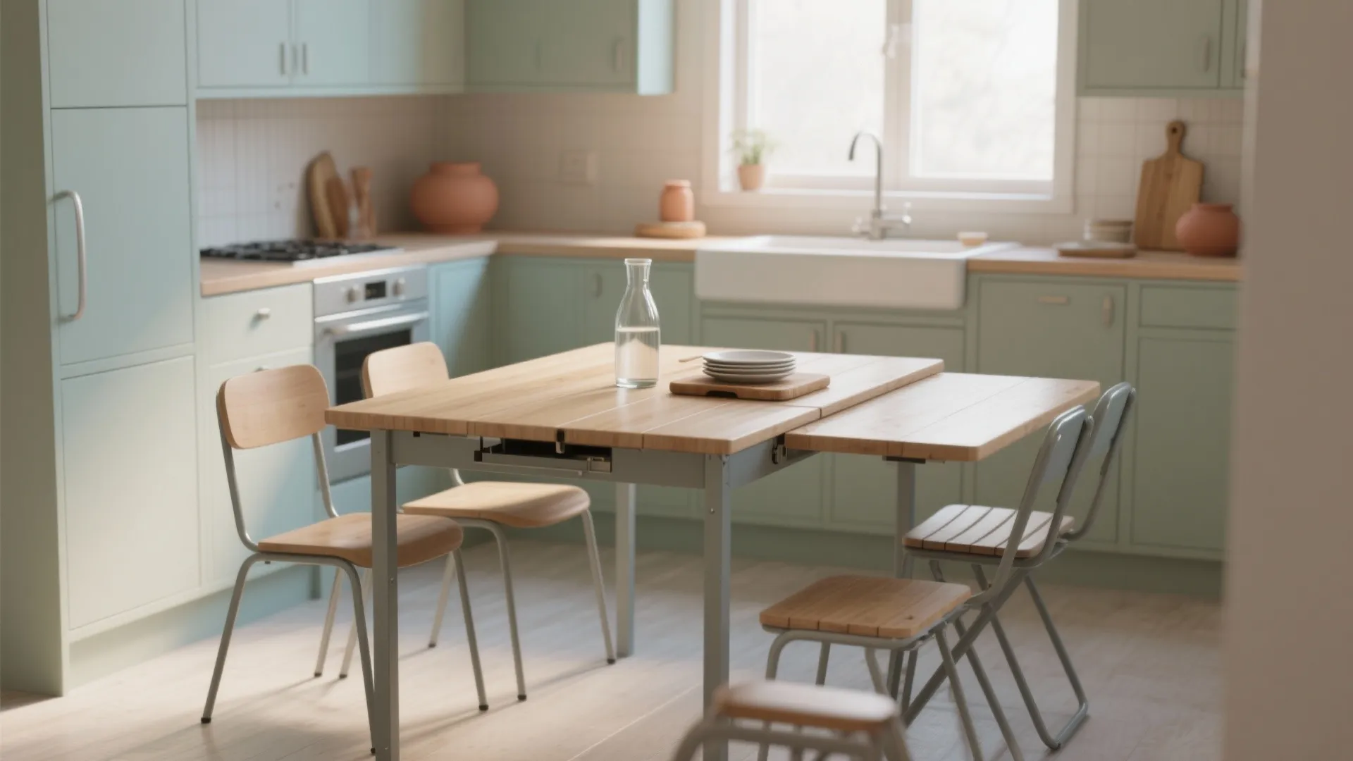 Small Kitchen Table Drop Leaf: Space-Saving Dining Solutions: 1 Minute to Maximize Space with Drop Leaf Table Ideas