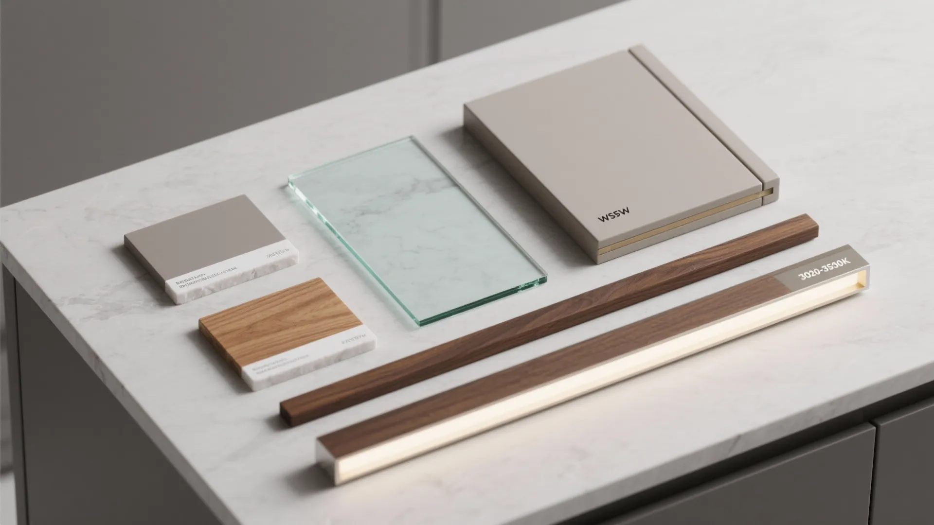 Layered lighting for task and glow