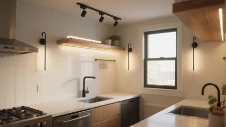 5 Flexible Wall Light Ideas for Small Kitchens