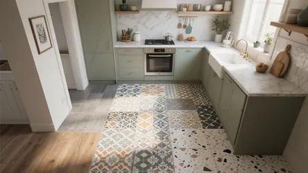 5 Creative Kitchen Floor Covering Ideas