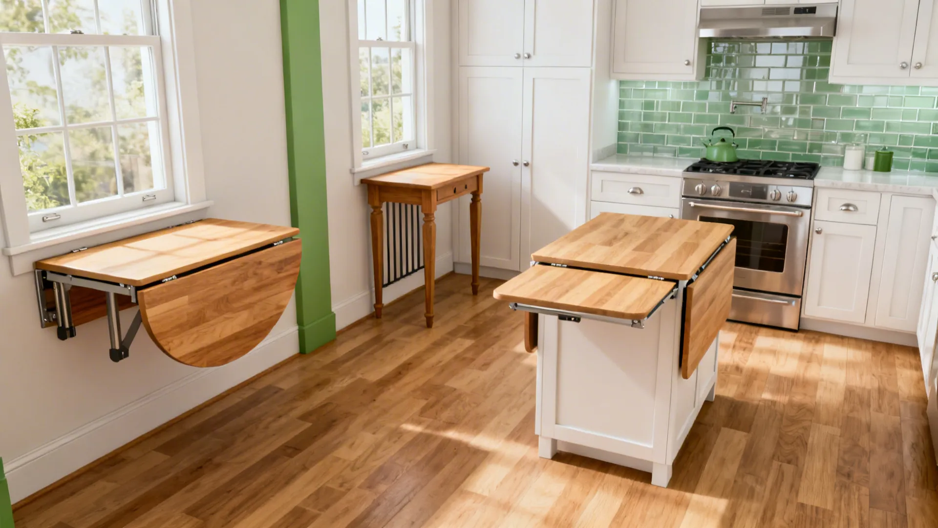 Folding Dining Room Table in Kitchen: 5 Smart Ideas