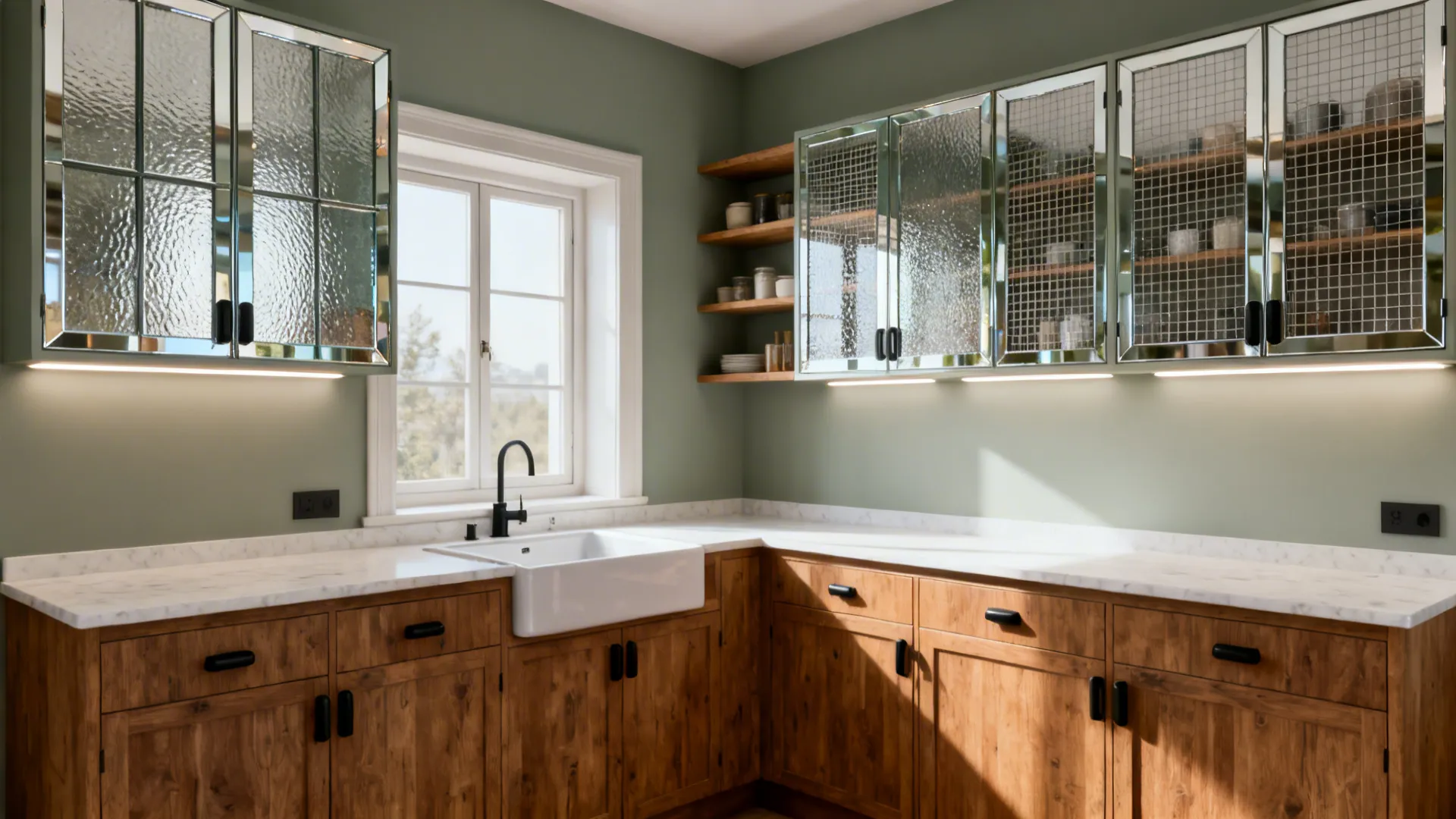 Decorative Glass for Kitchen Cabinets: 5 Stylish Ideas
