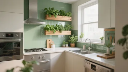 5 Small-Kitchen Green Wall Ideas That Really Work