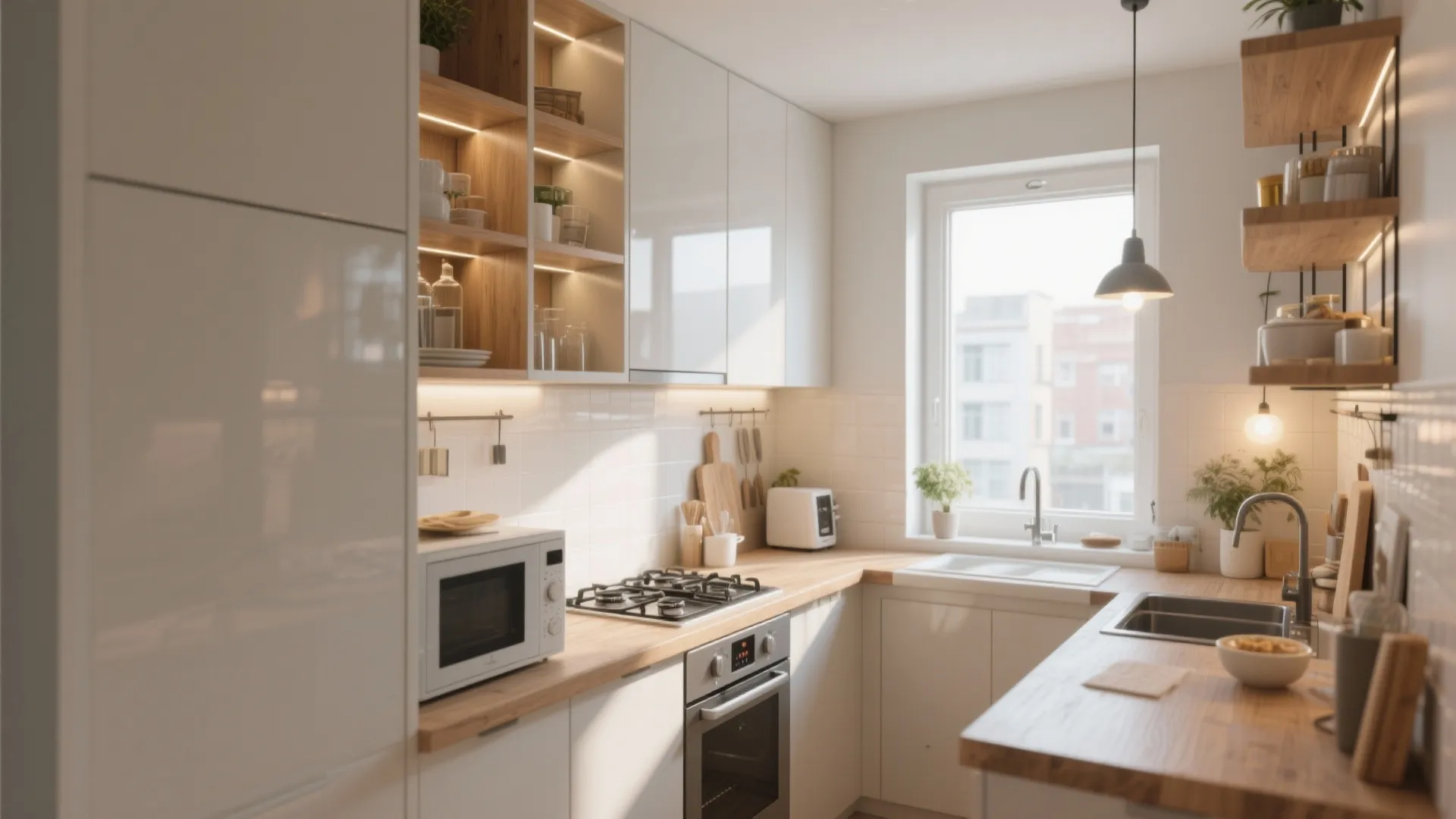 10 Small Kitchen Ideas 2024: Creative Hacks to Make Your Tiny Kitchen Feel Spacious and Stylish