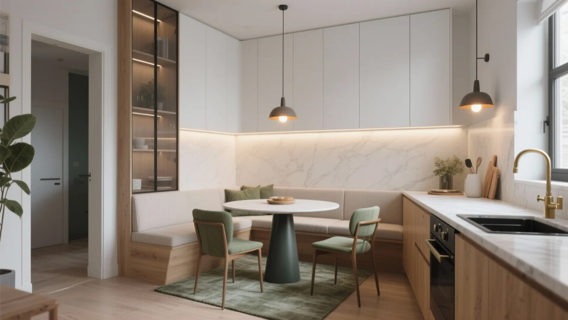 5 Modern Small Kitchen/Dining Room Combo Ideas: Real-world, space-smart ways I use to make a tiny kitchen/diner feel modern, flexible, and calm